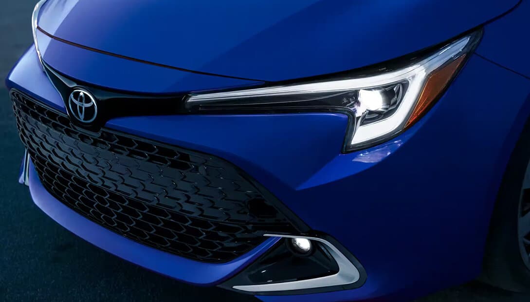 [Imagen del diseño exterior del Toyota Corolla Hatchback 2024]