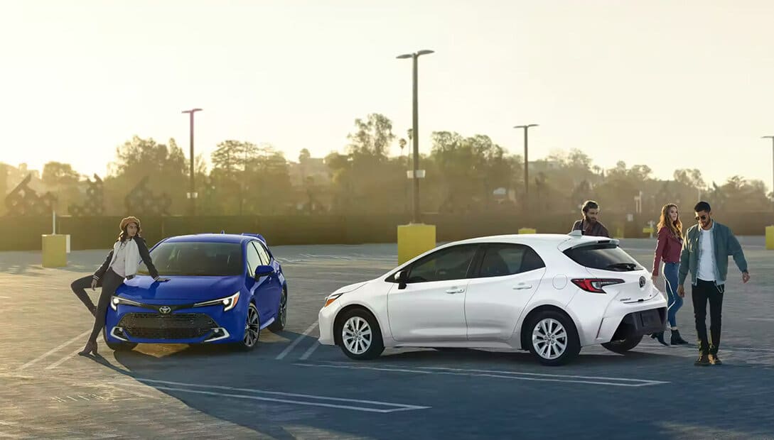 [Imagen del diseño exterior del Toyota Corolla Hatchback 2024]
